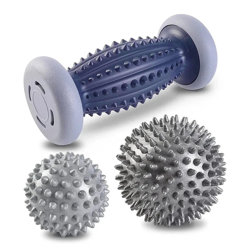 Foot Massage Roller Spiky Hedgehog Trigger Point Ball for Plantar Fasciitis and Muscle Pain Relief