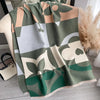 Women's Soft Cashmere Pashmina Scarf 180 x 65 cm (71 x 25.6 in) Plaid Horse Print Tassel Wrap Shawl