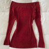 Y2K Harajuku Emo V-Neck Knit Sweater for Women — Slim Chic Solid Pullover, Autumn/Winter Streetwear