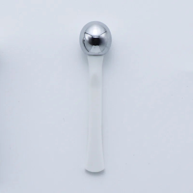 Gold Alloy Eye Massage Roller & Eye Cream Applicator Spatula - Facial Spoon for Dark Circles & Anti-Wrinkle Care