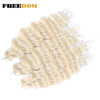 Synthetic Braiding Hair Extensions 24 in (60 cm) Loose Deep Wave Ombre Brown Rainbow Twist Crochet 3-Pack