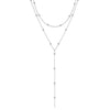 Gold Double-Layer Tassel Pendant Necklace for Women — Long Geometric Bead Choker, Fashion Jewelry