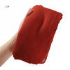 Women's Large Solid Polyester Hijab Scarf 80 x 190 cm (31.5 x 74.8 in) Long Muslim Headscarf Wrap Shawl Turban