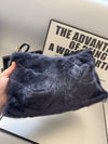 Real Mink Fur Shoulder Bag Luxury Women's Fur Crossbody Handbag