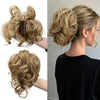 WIGSIN Curly Clip-In Ponytail Hair Extension Adjustable Claw Clip Synthetic High-Temp Fiber 100g (3.5 oz)