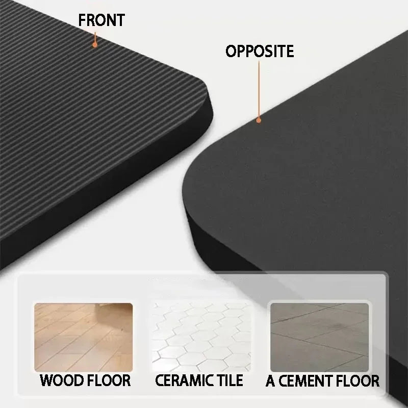 20mm NBR Yoga Mat – 79 x 23.6 x 0.8 in (2000×600×20 mm) Non-Slip Moisture-Proof Exercise & Camping Mat