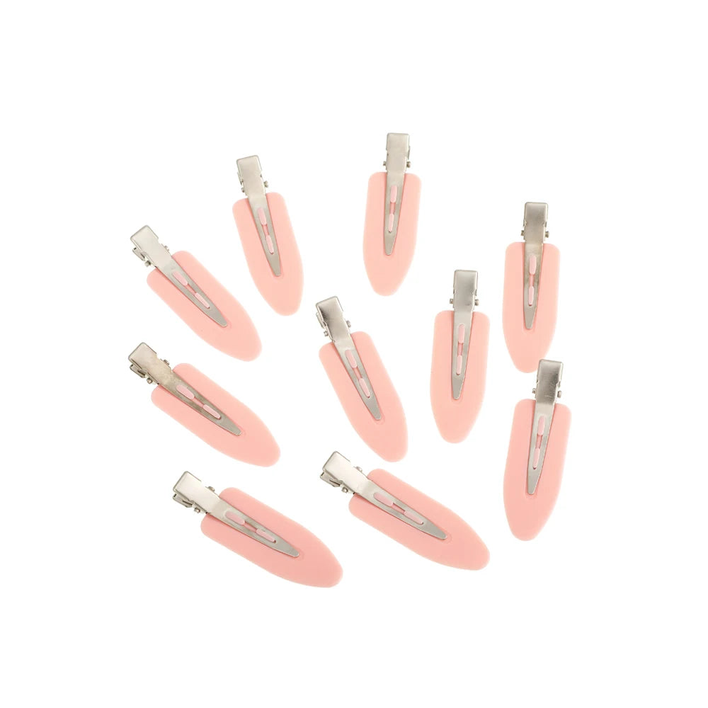 Molans 10-Pack No-Bend Seamless Hair Clips Set - Side Bangs Barrettes for Makeup, Face Washing & Styling