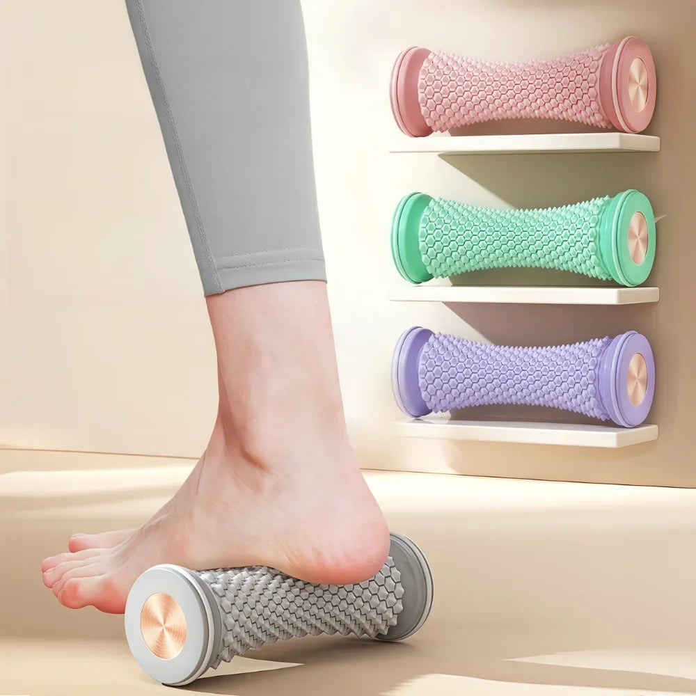 Manual Foot Massage Roller — Plantar Fascia & Yoga Massage Ball for Muscle Relaxation