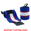 1 Pair Extra Strength Wrist Wraps Weight Lifting Wrist Support Braces for Gym Training Custom Logo