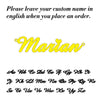Personalized Cursive Name Necklace for Women – Stainless Steel Letter Pendant Choker, Box Chain (Silver | Gold | Rose Gold)