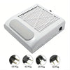 Professional Nail Dust Collector Vacuum for Manicure - Powerful Salon Nail Dust Extractor for Gel Nail Art