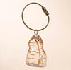 Dog Hair Storage Keychain Pendant Cute Resin Dog Fur Keeper Bag Charm for Car Keys, Couples & Gifts