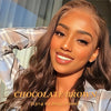 Body Wave 13x6 HD Transparent Lace Frontal Wig, 36 Inch (91 cm) 220% Density Chocolate Brown Brazilian Human Hair for Women