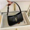 Minimalist Women's PU Shoulder Bag - Large Capacity Underarm Clutch, Trendy Versatile Design