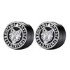 3-Pack Magnetic Clip-On Earrings for Men & Women - Round Zircon Crystal Non-Piercing Studs, Punk Hiphop Stainless Steel
