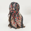 Satin-Feel Square Scarf 90 x 90 cm (35.4 x 35.4 in) – Satin-Look Polyester Hijab, Neckerchief, Shawl & Headscarf for Women