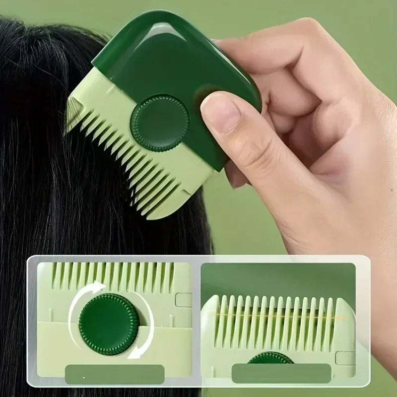 2-in-1 Hair Clipper Comb - Dual-Sided Trimming & Thinning Tool for All Hair Types