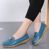 Patent Leather Women's Slip-On Loafers - Comfort Flats Moccasins, Spring/Autumn, EU 35-47