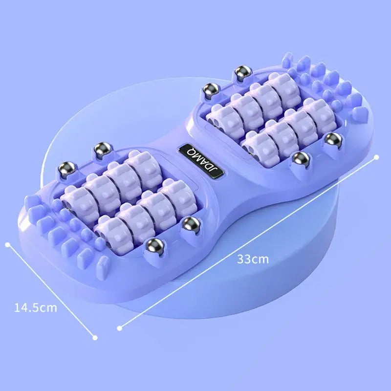 Foot Massage Roller Acupressure Reflexology Tool for Plantar Fasciitis Relief and Deep Tissue Muscle Recovery