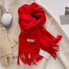 SENAIFEI Luxury Winter Wool Scarf for Women – Cashmere-Feel Pashmina Shawl Wrap, Thick Soft 30 x 200 cm (11.8 x 78.7 in)