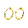 2-Pack Small Stainless Steel Spring Hoop Ear Clips — Painless No-Piercing Unisex Earrings 8–16mm
