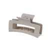 Matte Square Hair Claw Clips – PS Plastic Shark Hairpins for Women & Girls (8.5 cm / 3.3 in & 10.5 cm / 4.1 in)