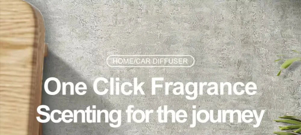 Rechargeable Portable Essential Oil Diffuser — Mini Electric Scent Air Freshener for Home, Office & Car