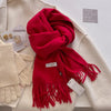 SENAIFEI Luxury Winter Wool Scarf for Women – Cashmere-Feel Pashmina Shawl Wrap, Thick Soft 30 x 200 cm (11.8 x 78.7 in)