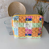 Large Capacity Women's Cosmetic Bag - Plaid Zipper Travel Makeup Clutch, Multiple Sizes (Up to 24 x 18 x 7.5 cm | 9.4 x 7.1 x 3.0 in)