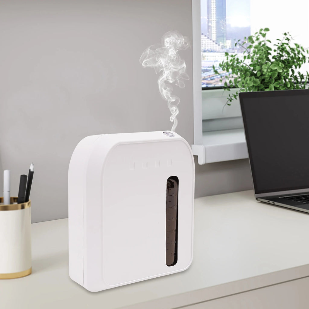 800ml Nebulizing Waterless Essential Oil Diffuser with Bluetooth App — Wall-Mount & Freestanding Aromatherapy Scent Machine for Home, Office, Spa, Gym