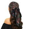 Square Satin Foulard Scarf 90 x 90 cm (35 x 35 in) Neckerchief Bandana Hijab for Women