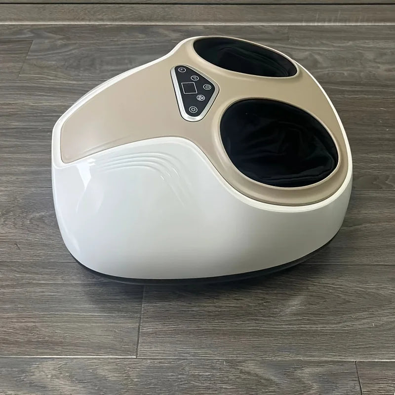 Electric Foot Massager with Heat & Kneading — Fully Automatic Foot Therapy Machine for Home & Gift