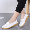 Patent Leather Women's Slip-On Loafers - Comfort Flats Moccasins, Spring/Autumn, EU 35-47