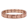 9mm (0.35 in) Italian Elastic Star Heart Butterfly Charm Bracelet - Stainless Steel Bangle for Women