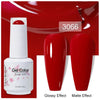 Top & Base 15ml (0.5 fl oz) Gel Nail Polish – Semi-Permanent UV/LED Soak-Off Base Coat and Top Coat, Long-Lasting Manicure