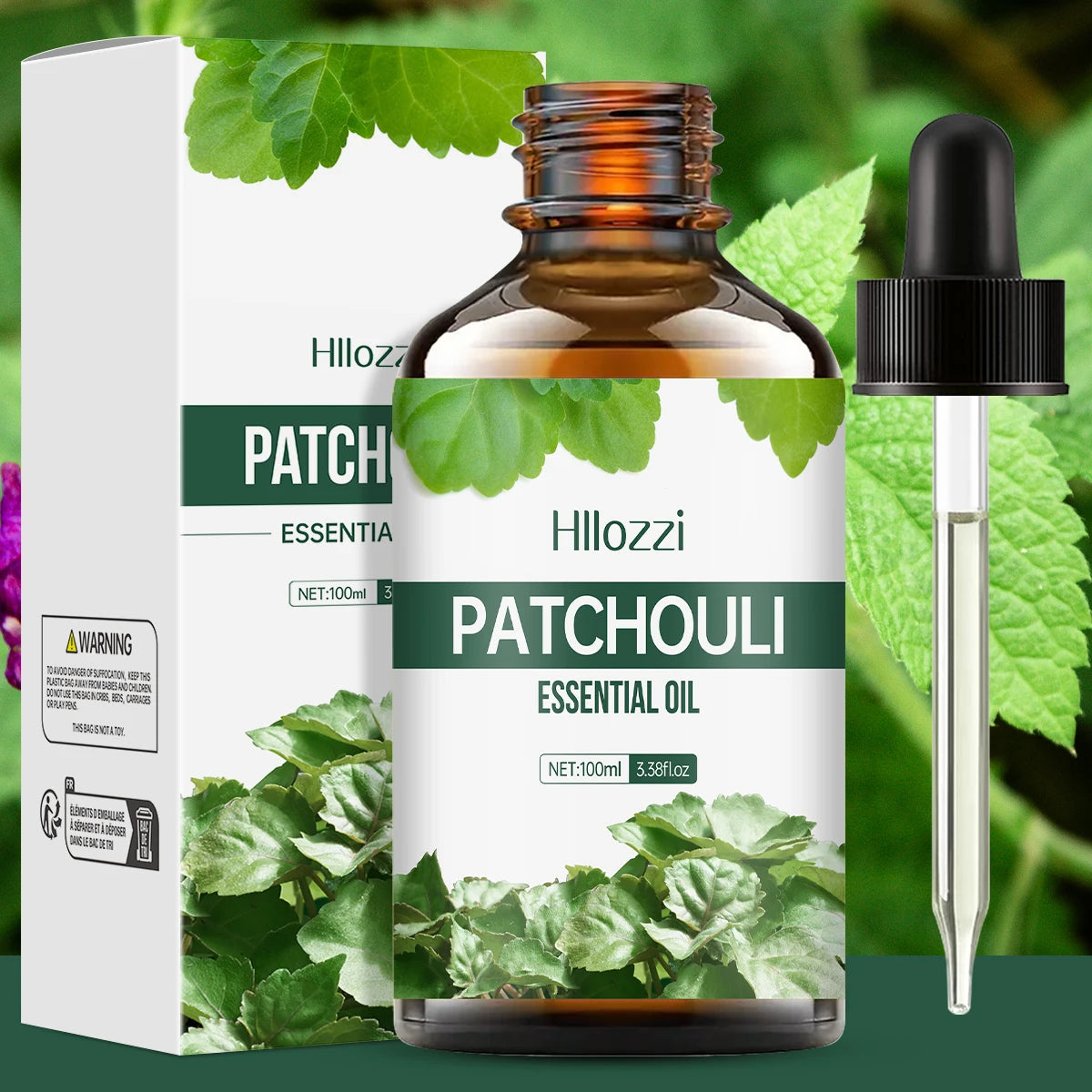 Pure Patchouli Essential Oil – Aromatherapy Diffuser & DIY Fragrance