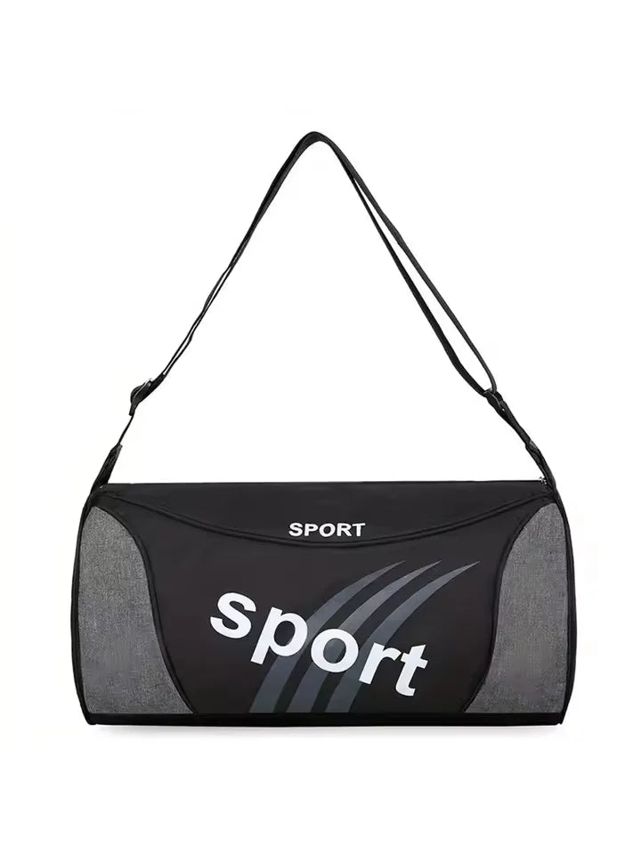 Unisex Gym Duffel Bag - Crossbody Shoulder Travel & Yoga Sports Bag for Women & Men