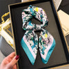 Bohemian Paisley Satin-Feel Polyester Square Scarf for Women 70×70 cm (27.6×27.6 in) – Neck, Hair, Bandana Shawl