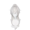 Jing Yuan Long Silver-White Ponytail Wig - Heat-Resistant Synthetic Anime Cosplay