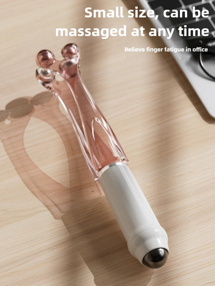 Handheld Finger Joint Massage Roller – Acupoint Magnetic-Bead Finger Massager for Arthritis Relief & Finger Fatigue