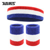 Sweatband Set — 1 Headband + 1 Pair Wristbands, Sweat-Absorbent Athletic Head & Wrist Bands for Workout Basketball Running Tennis
