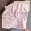 Polyester Satin-Look Square Scarf 70 x 70 cm (27.6 x 27.6 in), Cat Print Headscarf, Neck Wrap, Bandana for Women