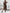 Women's V-Neck Retro Print Chiffon Knee-Length Dress Elastic Waist Side Slits 3/4 Sleeve A-Line