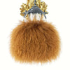Real Fur Chain Shoulder Bag for Women – Wool Clutch Crossbody Party Handbag