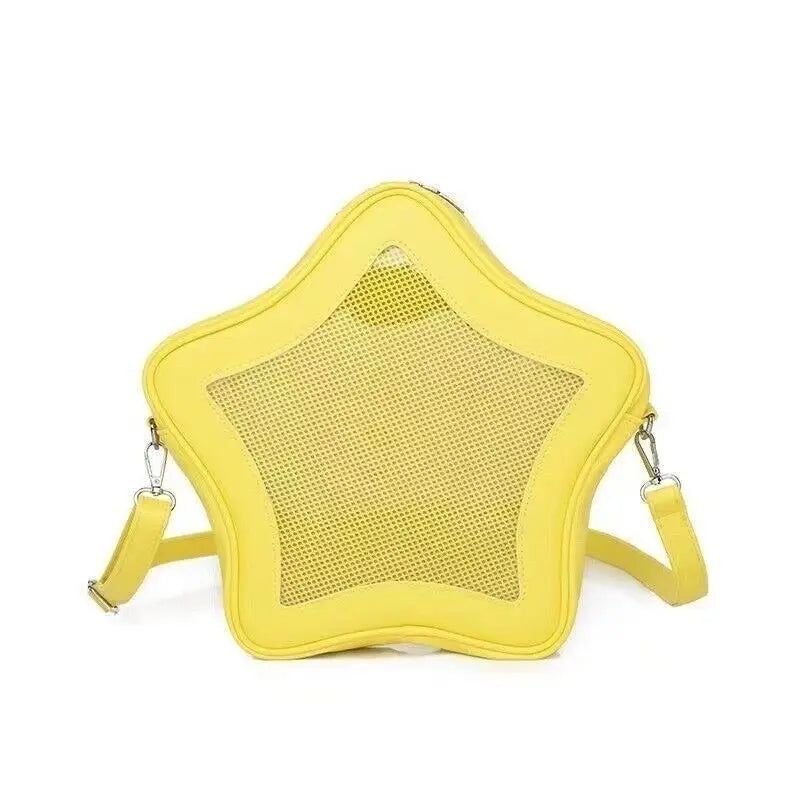 Kawaii Star Ita Bag Anime Five-Pointed Star Mini Crossbody Shoulder Bag for Women
