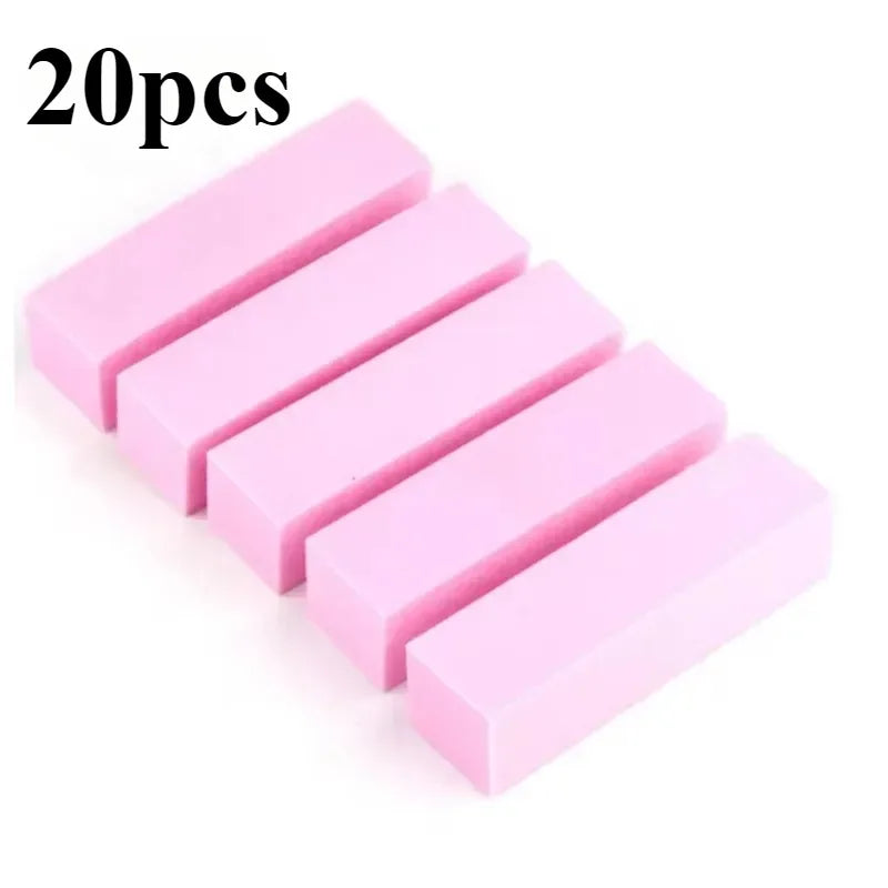 Professional Nail Buffer Blocks 5/10/15/20 Pack – Nail File Polisher Sponge for Manicure & Pedicure