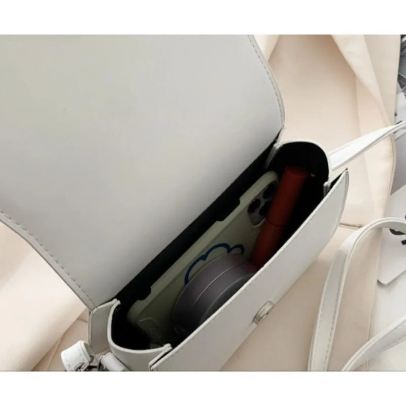 Women's Small Saddle Crossbody Bag - Summer Simple Fashion Shoulder Satchel