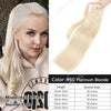 MRSHAIR 100% Remy Human Hair Clip-In Wrap-Around Ponytail Extension Straight — Blonde, Brown, Black