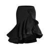 Girls Latin Dance Set - Long Sleeve Crop Top & Short Skirt for Cha Cha Samba Competitions, Burgundy & Black