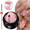 Clear Non-Sticky Hand Extension Gel 15ml (0.51 fl oz) 3D Sculpting & Carving Solid Hard Gel for Fake Nails